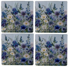 S/4 10 x 10cm Meadow Coasters