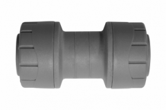 POLYPLUMB 22mm straight coupler 5PK