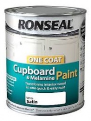 OC CUPBOARD & MEL PAINT WHITE GLOSS 750ML