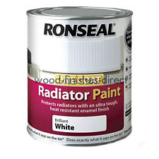 RONSEAL ONE COAT STAY WHITE RADIATOR PAINT WHITE MATT 250ML