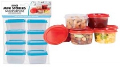 RD AND SQ MINI STORAGE BOX 8PK