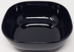 EDGO Melamine Black Colour - Square 4.5inch