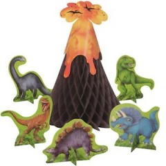 DINOSAUR VOLCANO CNTRPC-6PC