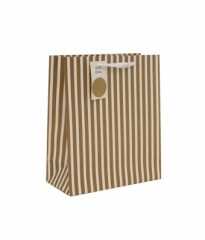 GOLD STRIPE MEDIUM BAG