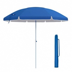 34'' RIB UV BEACH PARASOL WITH TILT IN