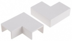 PVC TRUNKING ANGLE BEND WHITE 25 x 16mm