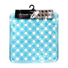 Shower Mat 43x43 cm Transparent Colours Astd