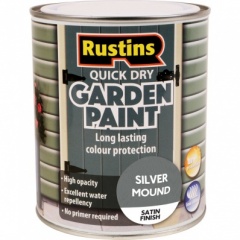 Rustins Garden Paint Silver Mound 750ml