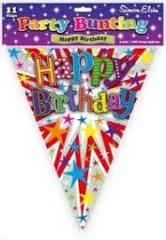 Simon Elvin Happy Birthday Bunting 3.5m