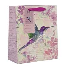 HUMMINGBIRD MEDIUM GIFT BAG