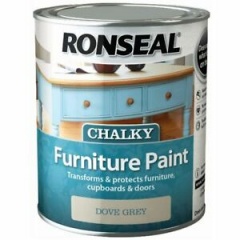 Ronseal Chalky Furniture Paint 750ml Dove Grey