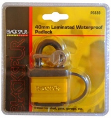 Blackspur Discontinued 40mm Laminated W/P Padlock