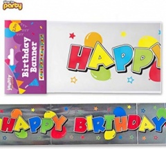 OTL   Birthday Banner 1pk 2.7m