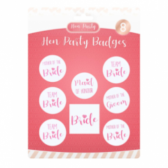 OTL  Hen Party Badges 8pk