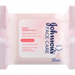 Johnson & Johnson Make Up Be Gone 25 Wipes Refreshing