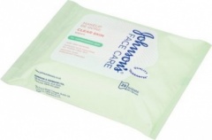 Johnson & Johnson Make Up Be Gone 25 Wipes Clear Skin