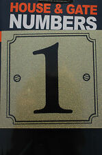 House number H&G BLACK ON SILVER / BLACK ON GOLD ASSORTED