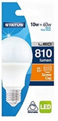 Status 10w=60w GLS Pearl Bulb Screw cap(10SLDGESP)