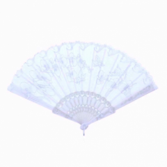 Peacock Fan White