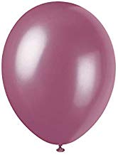 50 12'' RICH PLUM PEARL BALLOON