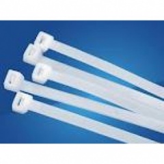 BULK HARDWARE  cable ties white  370mm x 4.8mm 15in pack of 100 (EK271)