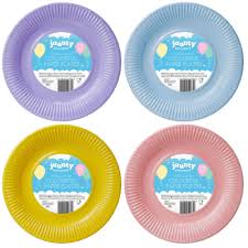 OTL  Colourful Paper Plates 15PK 9''