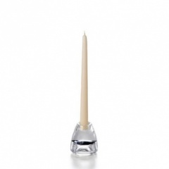 10 Handdipped Silver Candles