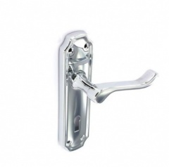 170mm Chrome Kempton Lock Handles Furniture 1pair (S2905)