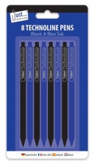 8 Technoline Pens