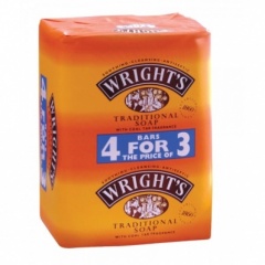 Wrights Trad. Soap Pk 4