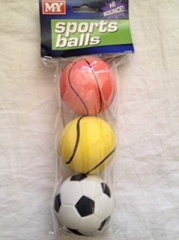 3pc Hi-Bounce Sports Balls