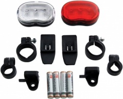 Am-Tech 2Pc Bicycle Flashlight Set S1825