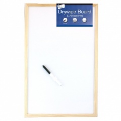 Drywipe Board Pine Frame 60X40