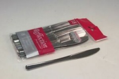 Party Knives Silver Look 18pk