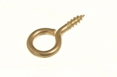 75 x 18 Brassed Screw Eyes - Pre Pack 2pcs