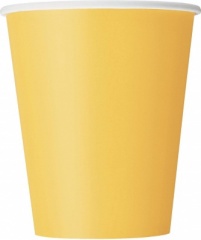 14 SUNFLOWER YELLOW 9OZ. CUPS