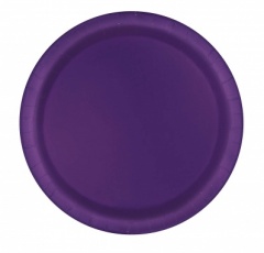 16 DEEP PURPLE 9'' PLATES