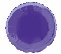 18''pkg Round Deep Purple Foil