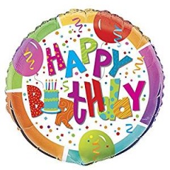 18'' Pkg Bday Jamboree Foil Bln