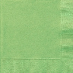 20 Lime Green Lunch Napkins