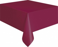 Burgundy Basic Tblcovr 54x108