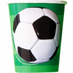 8 3d Soccerball 9oz Cups