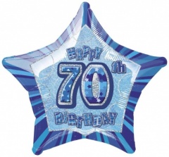 20'' Pkg Balloonue Star Prism 70 Balloon