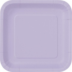 16 LAVENDER 7'' SQUARE PLTE