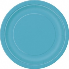 16 CARIBBEAN TEAL 9'' PLATES