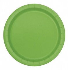 16 Lime Green 9'' Plates