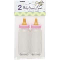 2 5'' Pink Fillable Baby Bottle