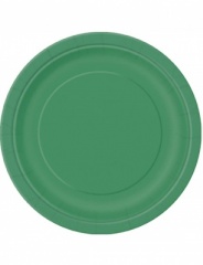 16 Emerald Green 9'' Plates