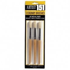 151 ARTIST BRUSHES 3pk