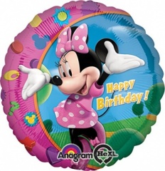 Minnie Clubhouse Happy Birthday Foil Balloon